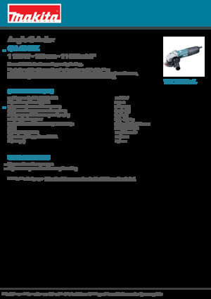 Amoladoras de ángulo Makita GA4040Z