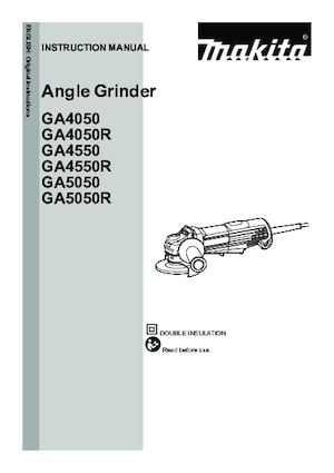 Amoladoras de ángulo Makita GA4550R