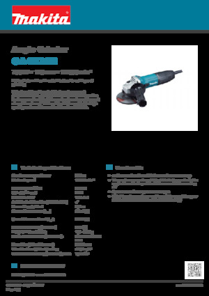 Amoladoras de ángulo Makita GA4530R
