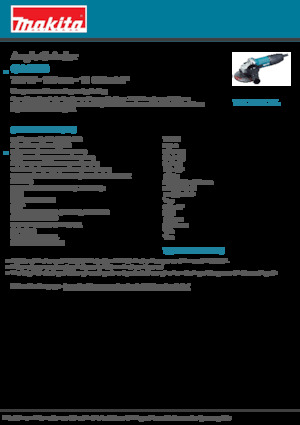 Amoladoras de ángulo Makita GA5030