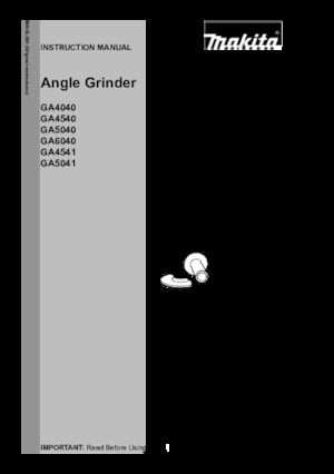 Amoladoras de ángulo Makita GA5040