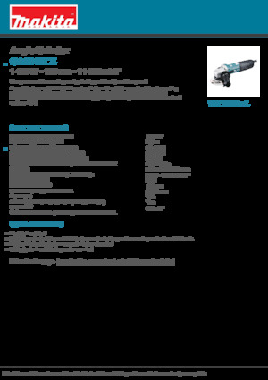 Amoladoras de ángulo Makita GA5040CZ