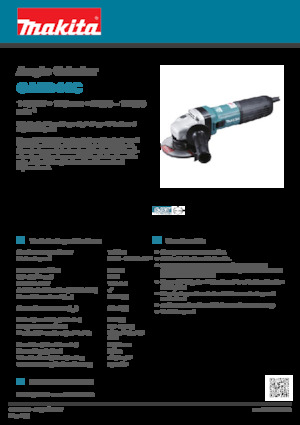 Amoladoras de ángulo Makita GA5041C