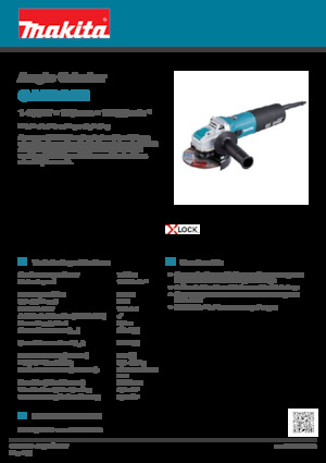 Amoladoras de ángulo Makita GA5080R