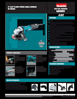 Amoladoras de ángulo Makita GA5091