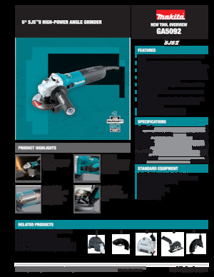 Amoladoras de ángulo Makita GA5092