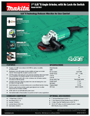 Amoladoras de ángulo Makita GA7061 
