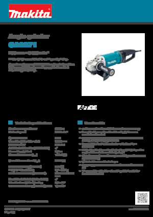 Amoladoras de ángulo Makita GA9071