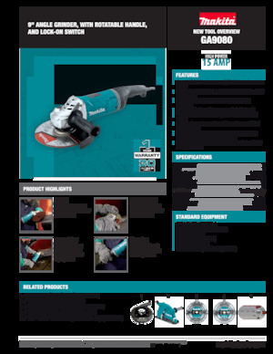 Amoladoras de ángulo Makita GA9080