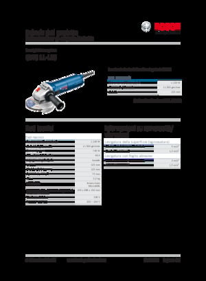 Amoladoras de ángulo Bosch GWS 11-125