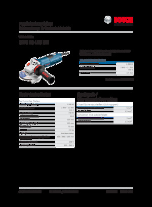 Amoladoras de ángulo Bosch GWS 13-125 CIE