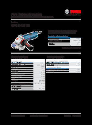 Amoladoras de ángulo Bosch GWS 13-125 CIE