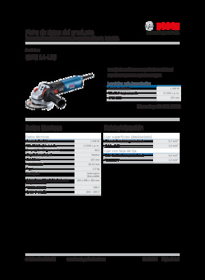 Amoladoras de ángulo Bosch GWS 14-125