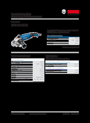 Amoladoras de ángulo Bosch GWS 18-125 SL