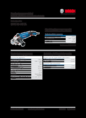 Amoladoras de ángulo Bosch GWS 18-125 SL