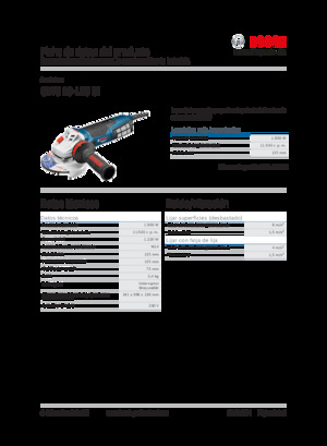 Amoladoras de ángulo Bosch GWS 19-125 CI
