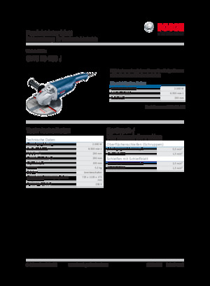 Amoladoras de ángulo Bosch GWS 20-230 J