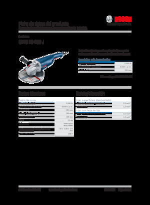 Amoladoras de ángulo Bosch GWS 20-230 J