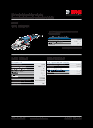 Amoladoras de ángulo Bosch GWS 22-230 LVI