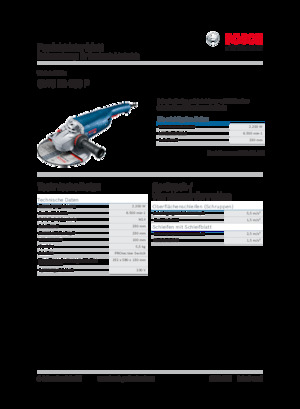 Amoladoras de ángulo Bosch GWS 22-230 P