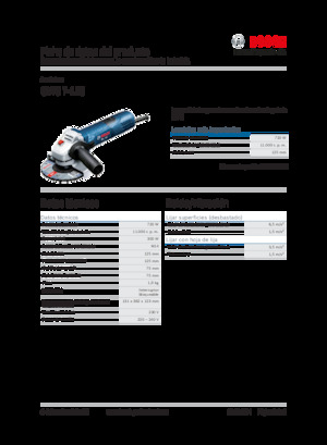 Amoladoras de ángulo Bosch GWS 7-125