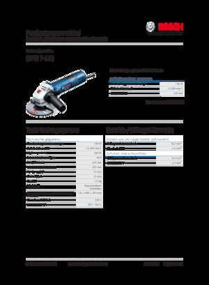 Amoladoras de ángulo Bosch GWS 7-125