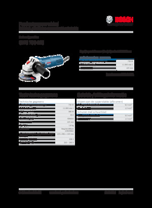 Amoladoras de ángulo Bosch GWS 750 (125 mm)