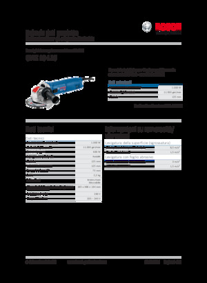 Amoladoras de ángulo Bosch GWX 10-125