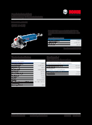 Amoladoras de ángulo Bosch GWX 14-125