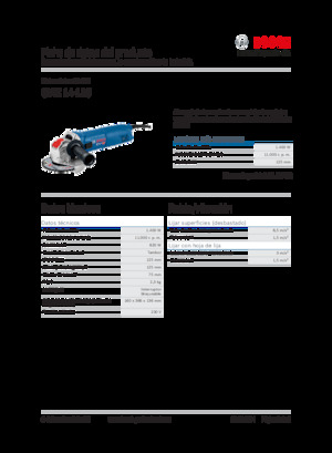 Amoladoras de ángulo Bosch GWX 14-125