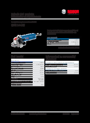 Amoladoras de ángulo Bosch GWX 14-125