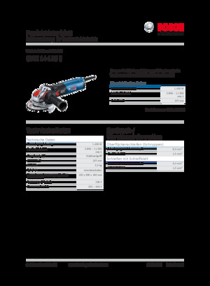 Amoladoras de ángulo Bosch GWX 14-125 S