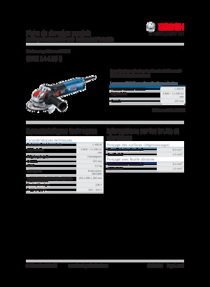 Amoladoras de ángulo Bosch GWX 14-125 S