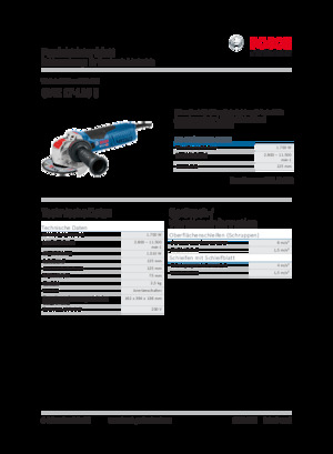 Amoladoras de ángulo Bosch GWX 17-125 S