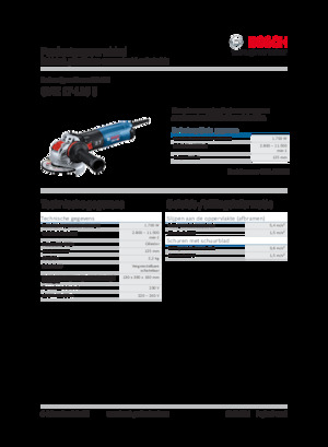 Amoladoras de ángulo Bosch GWX 17-125 S