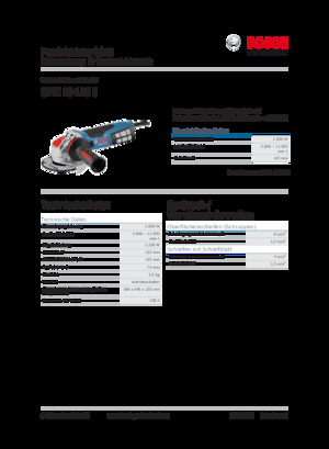 Amoladoras de ángulo Bosch GWX 19-125 S