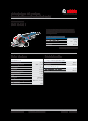 Amoladoras de ángulo Bosch GWX 19-125 S