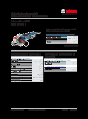 Amoladoras de ángulo Bosch GWX 19-125 S