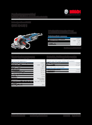 Amoladoras de ángulo Bosch GWX 19-125 S