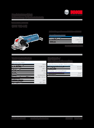 Amoladoras de ángulo Bosch GWX 750-125