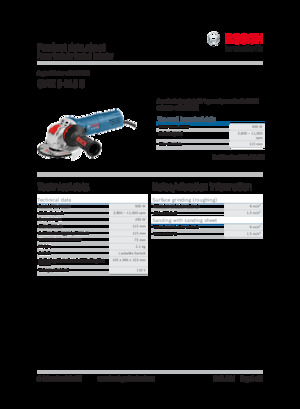 Amoladoras de ángulo Bosch GWX 9-115 S