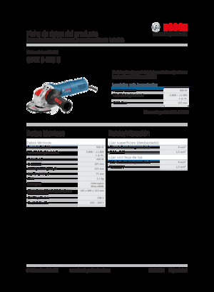 Amoladoras de ángulo Bosch GWX 9-125 S