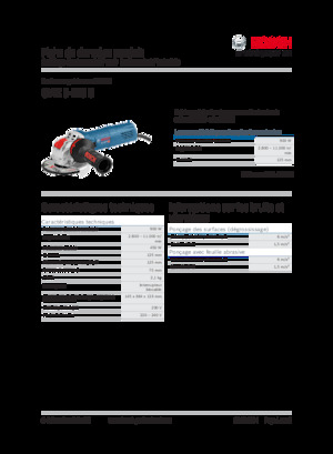 Amoladoras de ángulo Bosch GWX 9-125 S