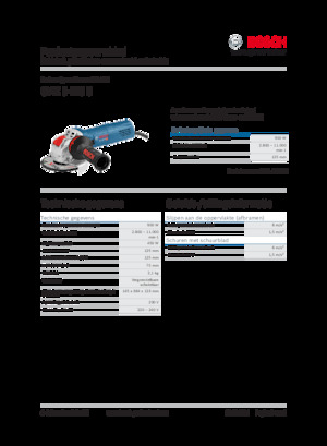 Amoladoras de ángulo Bosch GWX 9-125 S