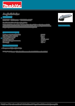 Amoladoras de ángulo Makita N9500N
