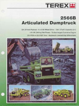 Dumperes articulados Terex 2566B