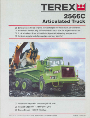 Dumperes articulados Terex 2566C