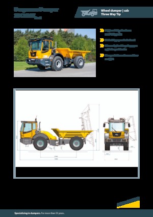 Dumperes articulados Bergmann 3012DSK Plus