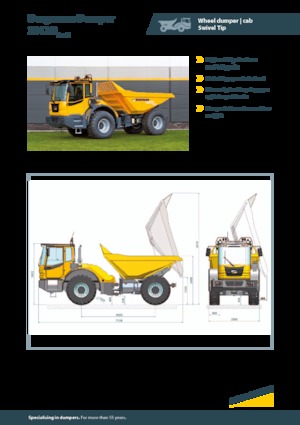 Dumperes articulados Bergmann 3012R Plus