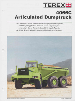 Dumperes articulados Terex 4066C
